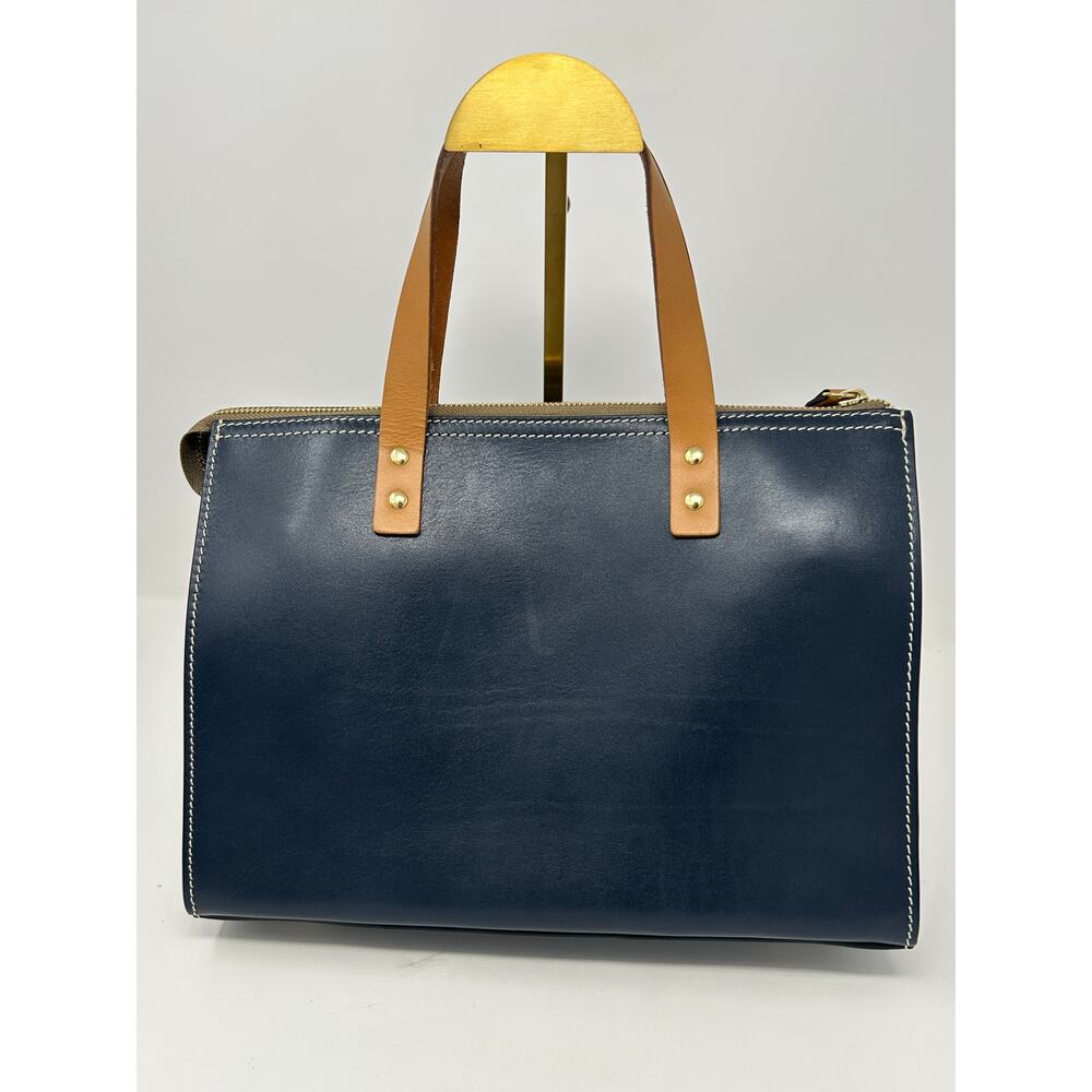 Orla Kiely Embossed Stem Willow Leather Bag - Picture 2 of 11
